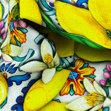 Charger l'image dans la galerie, Bandeau en jersey de coton avec motif citron
