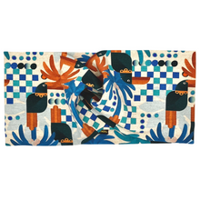 Charger l'image dans la galerie, Bandeau femme en jersey coton avec motif toucan
