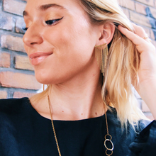 Charger l&#39;image dans la galerie, Boucle d&#39;oreille cascade &#39;ballchain&#39;

