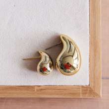 Charger l'image dans la galerie, Boucles d'oreilles goutte en acier inoxydable 'petite' – brillant/or
