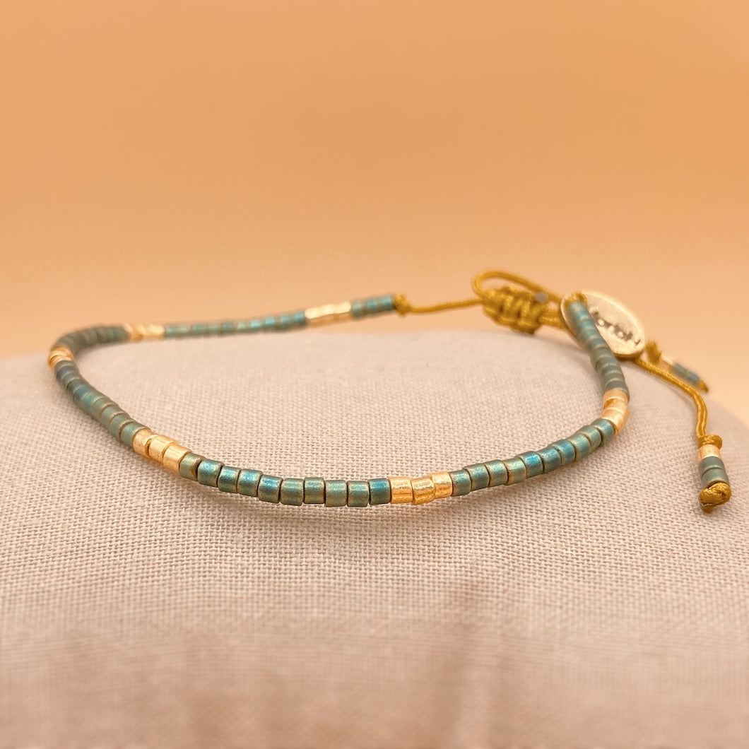 Bracelet fin en perles et PERLES MIYUKI nr: 15
