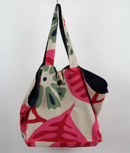 Charger l&#39;image dans la galerie, Cabas en coton upcycling Equateur Rose Pink
