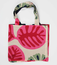 Charger l&#39;image dans la galerie, Cabas en coton upcycling Equateur Rose Pink
