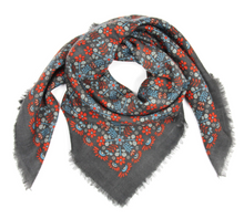 Charger l&#39;image dans la galerie, Carré Laine Agata Marron
