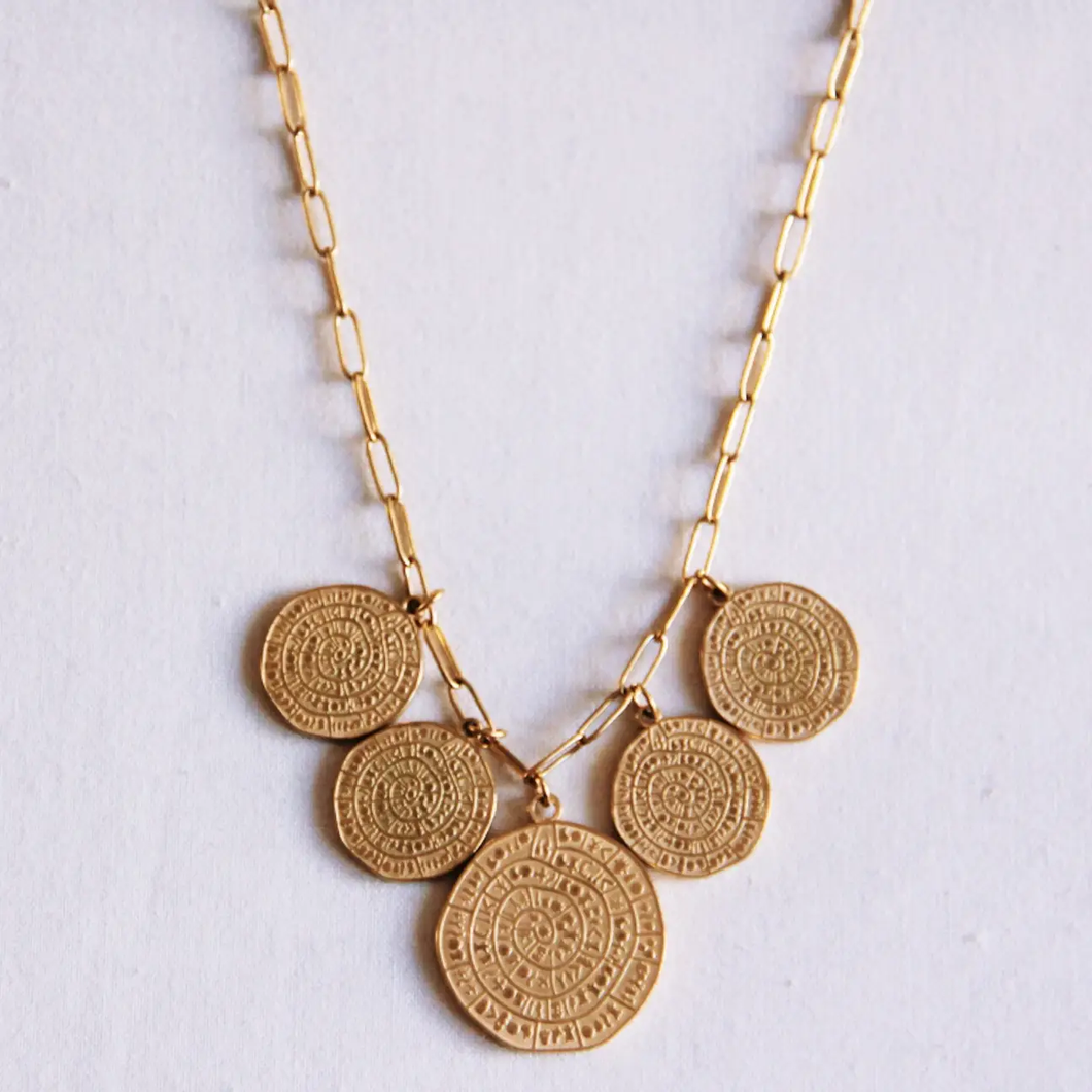 Charm Necklace Coins