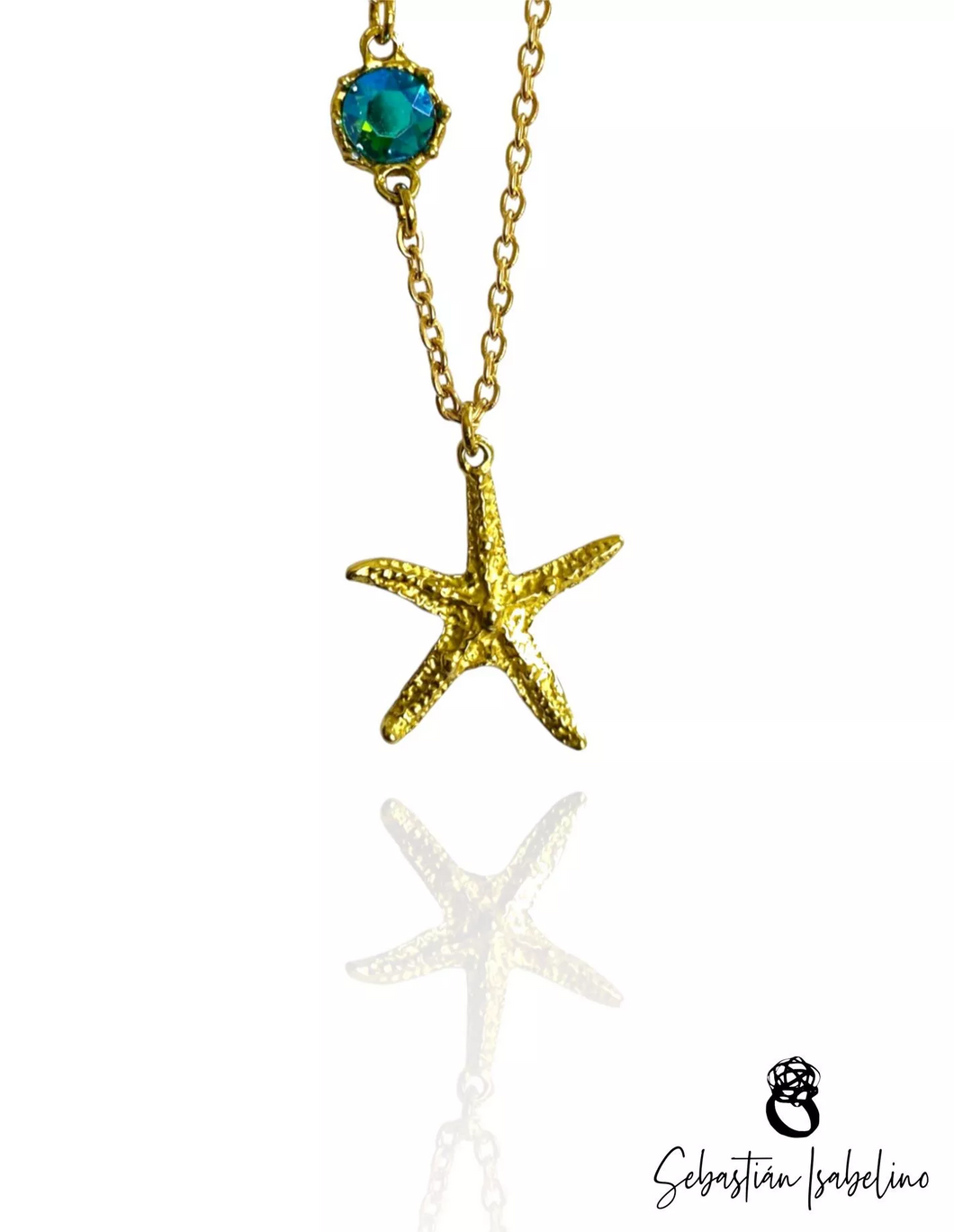 Colgante ADRIA Estrella de Mar avec cristal
