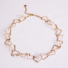 Charger l'image dans la galerie, Collier cœurs liés 'grand'
