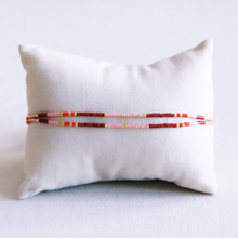 Charger l&#39;image dans la galerie, Double Miiuki Bracelet_red-Lilac-Bordeaux
