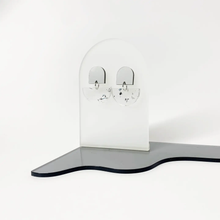 Charger l&#39;image dans la galerie, Earring Cara Silver Speckle
