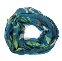 Charger l&#39;image dans la galerie, Echarpe Laine Indira Bleu
