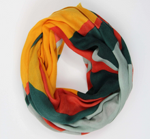 Charger l&#39;image dans la galerie, Echarpe Laine Palme Orange

