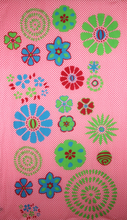 Charger l'image dans la galerie, Foulard Coton Bio Ichimatsu Rose
