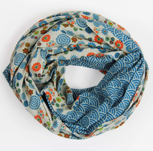 Charger l'image dans la galerie, Foulard Coton Bio Kohana Bleu
