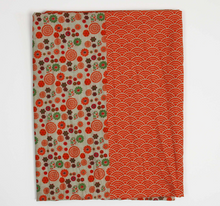 Charger l'image dans la galerie, Foulard Coton Bio Kohana Fuchsia Orange
