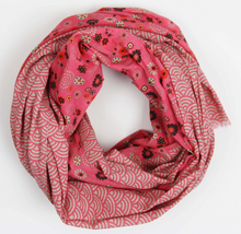 Charger l'image dans la galerie, Foulard Coton Bio Kohana Rose
