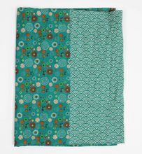 Charger l'image dans la galerie, Foulard Coton Bio Kohana Turquoise
