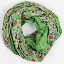 Charger l'image dans la galerie, Foulard Coton Bio Kohana Vert
