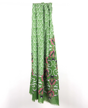Charger l'image dans la galerie, Foulard Coton Bio Medicis Kaki
