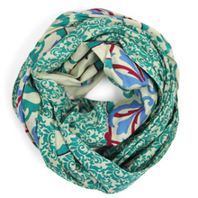 Charger l'image dans la galerie, Foulard Coton Bio Medicis Vert
