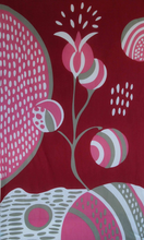 Charger l&#39;image dans la galerie, Foulard Coton Bio Onirique Rouge Red
