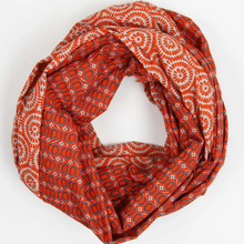 Charger l'image dans la galerie, Foulard Coton Bio Pivoine Orange
