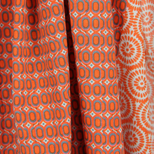 Charger l'image dans la galerie, Foulard Coton Bio Pivoine Orange
