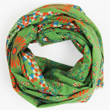 Charger l'image dans la galerie, Foulard Coton Bio Ryoko Kaki

