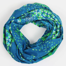 Charger l'image dans la galerie, Foulard Coton Bio Ryoko Marine
