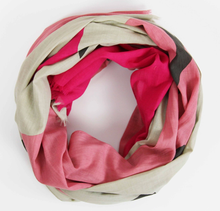 Charger l&#39;image dans la galerie, Foulard Coton Bio Sycomore Fuchsia
