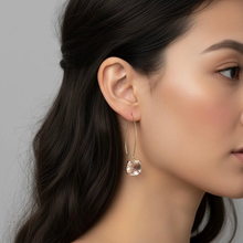 Charger l'image dans la galerie, INCANTO - Boucles d'Oreilles Longues Pendantes avec Pendentif

