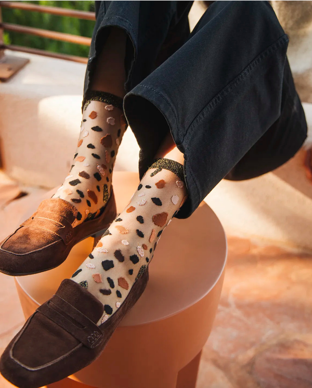 LAC GIVRÉ BRUNE Chaussettes