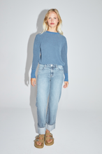 Charger l&#39;image dans la galerie, Le Denim Kate straight blue fabriqué au Portugal
