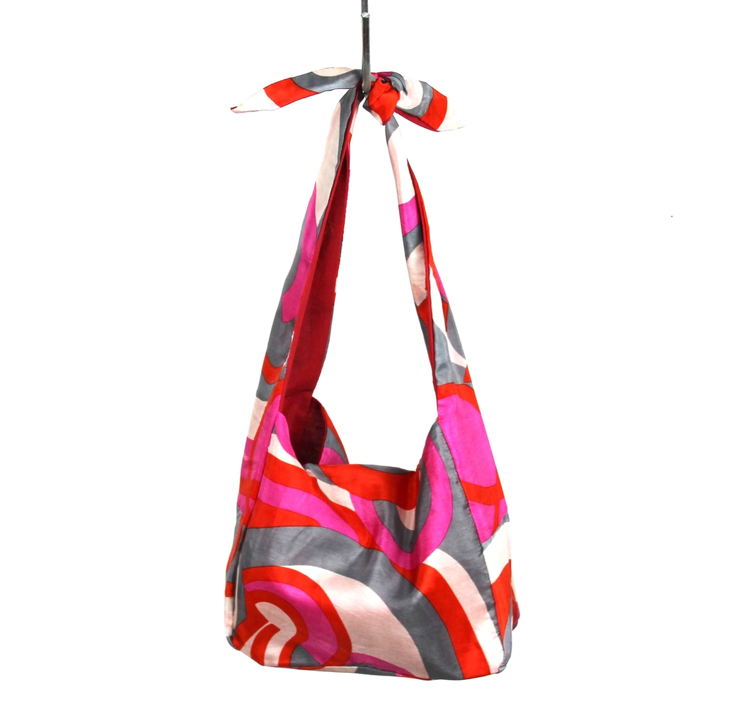 Sac Bobby en Soie 70's Fuchsia