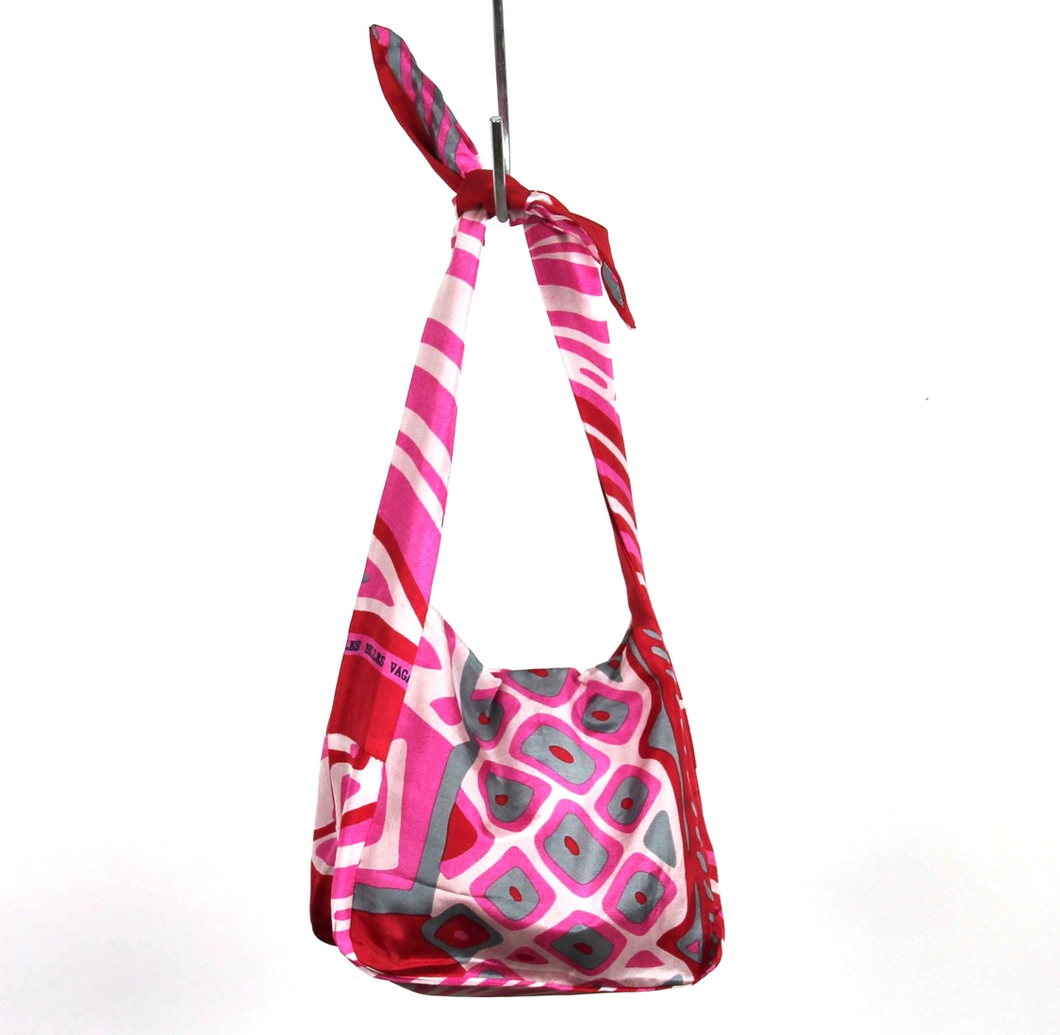 Sac Bobby en Soie Circus Fuchsia