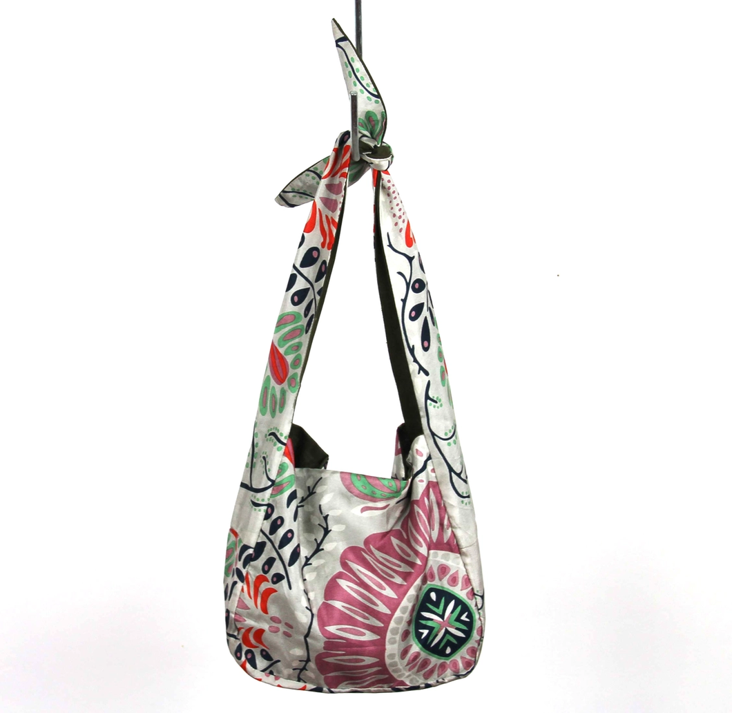 Sac Bobby en Soie Marushka Gris