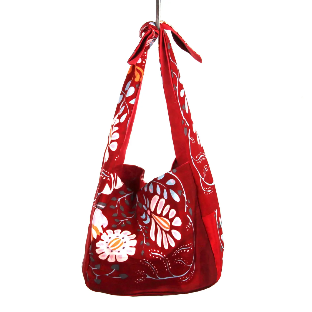 Sac Bobby en Soie Marushka Rouge