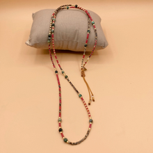Charger l&#39;image dans la galerie, Sautoir / bracelet turquoises africaines

