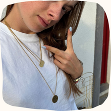 Charger l&#39;image dans la galerie, Sautoir talisman &quot;Follow what makes you light up inside&quot; – Doré 70 cm
