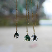 Charger l&#39;image dans la galerie, COLLIER JUSTINE AGATE MOSS

