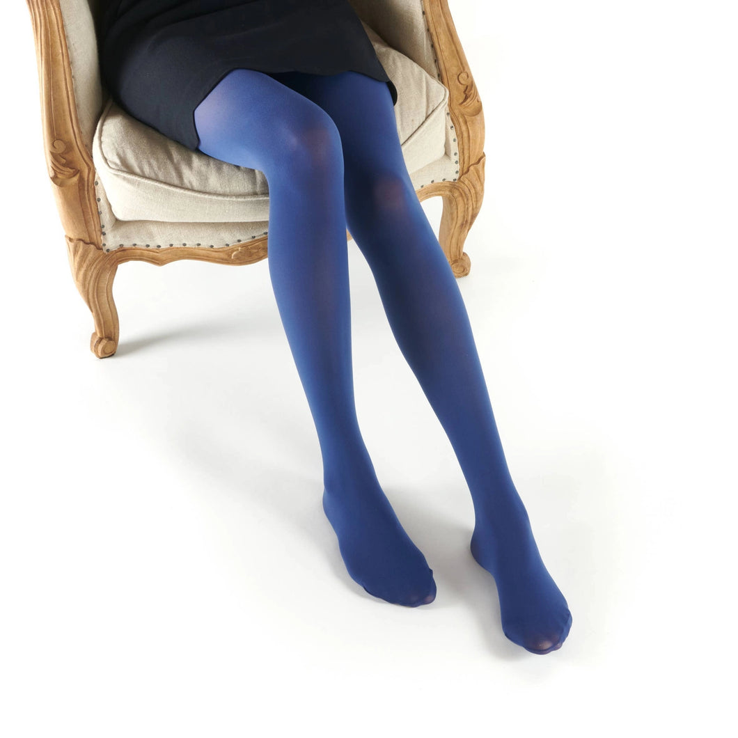 Collant 50 Deniers Opaques Coloris Bleu