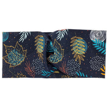 Charger l&#39;image dans la galerie, Turban Bandeau  bleu en jersey de coton bio
