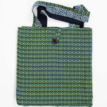 Charger l'image dans la galerie, Cabas en Coton Upcycling Bag Pivoine Marine
