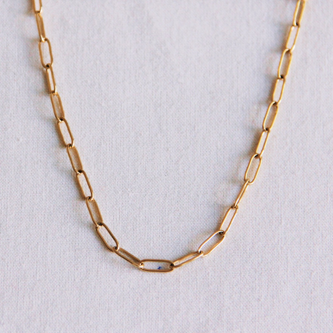 Stainless Steel D-chain Necklace