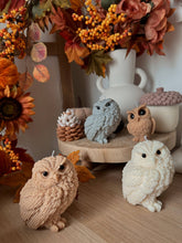 Charger l'image dans la galerie, Bougie Chouette coloris au choix: Beige / Automne gourmand
