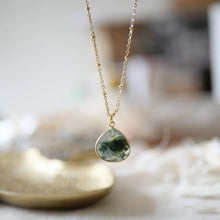 Charger l&#39;image dans la galerie, COLLIER JUSTINE AGATE MOSS
