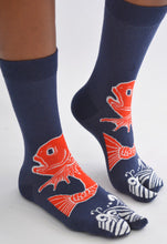 Charger l&#39;image dans la galerie, Chaussettes Tabis Carpes Koi coton
