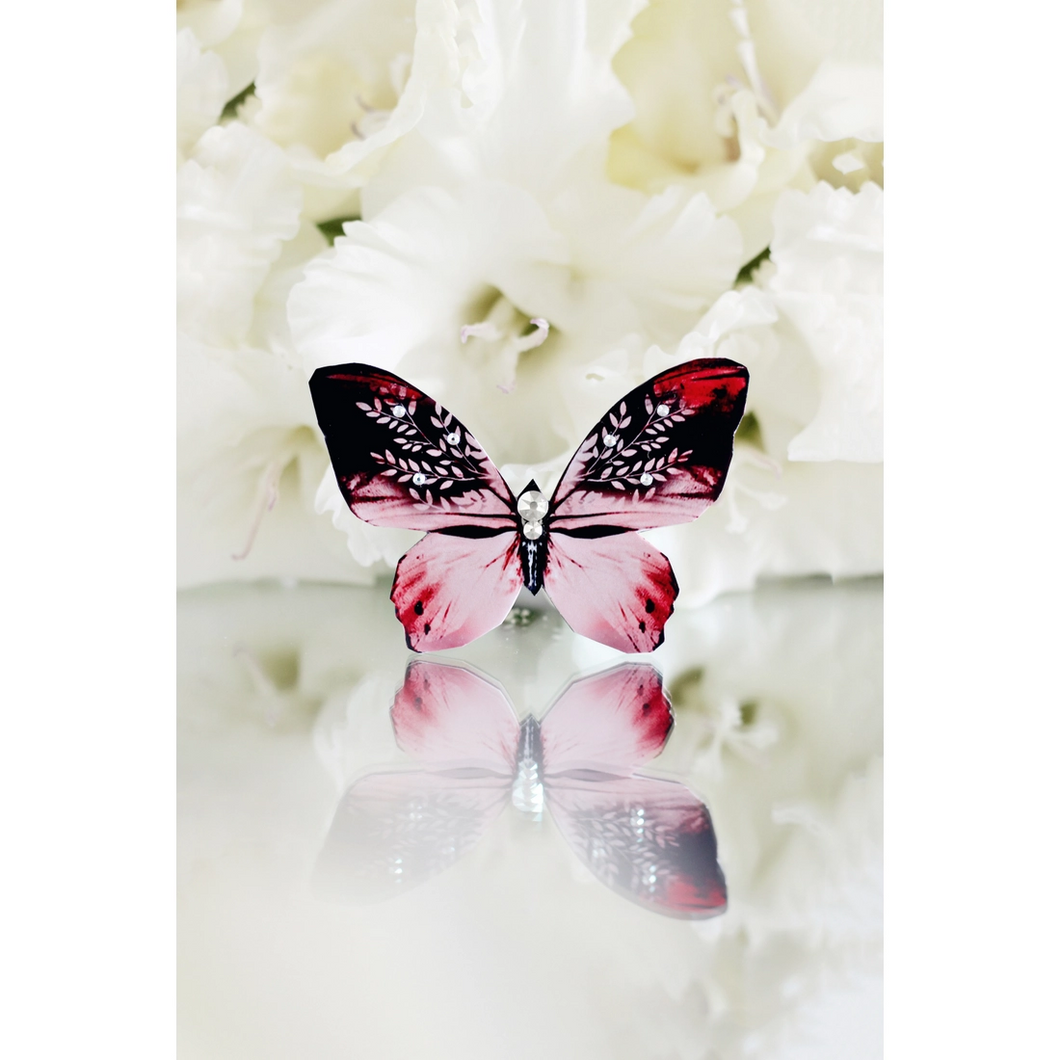 QUEENOF HEARTS BUTTERFLY Broche